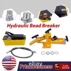 10000LBS Heavy Duty Tractor Truck Hydraulic Bead Breaker Tire Changer +Foot Pump
