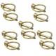 10pk Lynch Pins With Rings 7/16 X 1-3/4 Heavy Duty Tractor & Trailer Pins