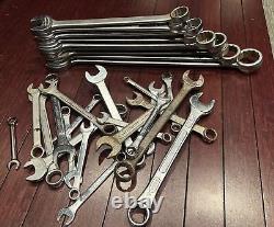 10 GIANT WRENCHES For HEAVY DUTY work Farm Tractor Etc +23 Bonus Wrenchs TOOLS