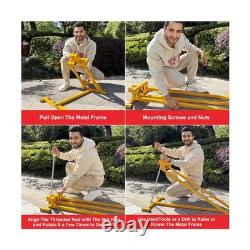 1200LBS Heavy-Duty Lawn Tractor Lift & Riding Mower Lift Jack, 3 Mins Quick S