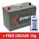 12v 1000a, Heavy Duty Commercial Battery Tractor Lorry 4x4 C31 + Clamp Grease