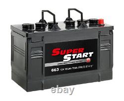 12V 105AH 720A 663 Heavy Duty Battery Tractor Lorry Truck Taxi Van Leisure Boat