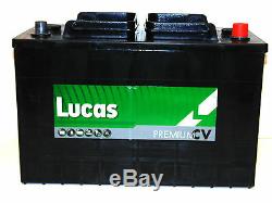 12V 110AH LUCAS 663 Heavy Duty Battery Tractor Lorry Truck Taxi Van Leisure Boat