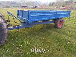12ftx 7ft 5/6 tonnes single axle drop side tipping trailer