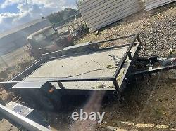 13ft By 6 Heavy Duty Ifor Williams Or Brian James flatbed trailer With Ramps