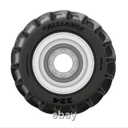 16.5/85-28 Alliance 324 12PR TT TUBE Heavy Duty 2WD MFWA Tractor Tyres Only x 2