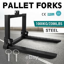 1T Pallet Forks Tines prongs Tractor heavy duty full steel