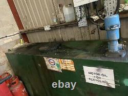 1,000 Litres Double Bunded Steel Waste Oil Storge Tank. Heavy Duty