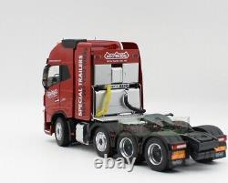 1/32 MARGE MODELS VOLVO FH16 8x4 Heavy Duty Truck Tractor 650 NOOTEBOOM Red