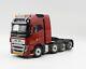 1/32 Marge Models Volvo Fh16 8x4 Heavy Duty Truck Tractor 750 Red Diecast