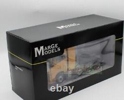 1/32 MARGE MODELS VOLVO FH16 8x4 Heavy Duty Truck Tractor 750 Yellow Diecast