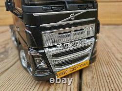 1/32 Scale Volvo FH16 750 Heavy Duty Truck Tractor Black Diecast Model Toy Model