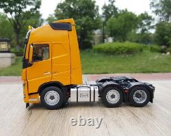 1/32 Volvo FH16 750 Heavy Duty Truck Tractor 3-axle Yellow Diecast Model Toy NIB