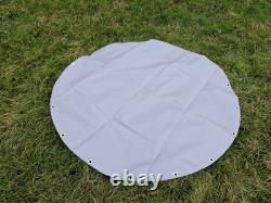 1.8m (6ft) Heavy Duty Round Cover Ring Hay Feeder Sheep Tarpaulin 30cm Eyelets