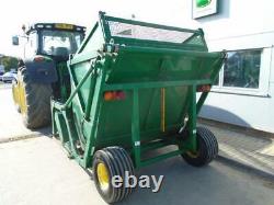 2007 Major MJ2000 Heavy Duty Flail Collector 3 Cubic Meter Hopper Tractor Grass