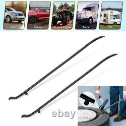 2PCS Steel Heavy Duty Truck Tractor Tire Iron Mount Demount Tire Changing Tool