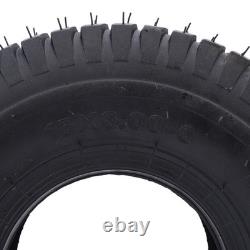 2Pcs 15x6.00-6 Tire 570 Lbs Load 4 Ply Heavy Duty Garden Tractor Tyre Tubeless