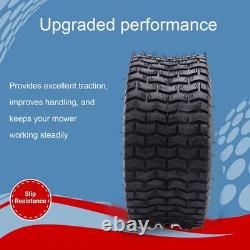 2Pcs 15x6.00-6 Tire 570 Lbs Load 4 Ply Heavy Duty Garden Tractor Tyre Tubeless