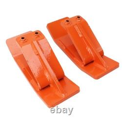 2Pcs Tractor Bucket Or Protector Heavy Duty Steel Attachment Tamer Buckets Ski