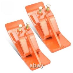 2 Pieces Tractor Loader Scoop Protector Heavy Duty Steel Bolt on Loader Scoop
