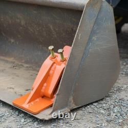 2 Pieces Tractor Loader Scoop Protector Heavy Duty Steel Bolt on Loader Scoop
