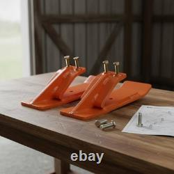 2 Pieces Tractor Loader Scoop Protector Heavy Duty Steel Bolt on Loader Scoop