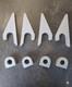 2 X Sets Jcb Q Fit Weld Hooks & Eyes 30mm Heavy Duty Q-fit Telehandler Loadall