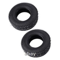 2pcs 16x6.50-8 Tires Heavy Duty 4Ply Tubeless Garden Tractor Tyre For