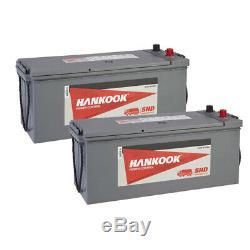 2x 627 12V Sealed Lorry Battery 145Ah 800A Heavy Duty For Tractor, Boats, Truck