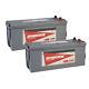 2x 627 12v Sealed Lorry Battery 145ah 800a Heavy Duty For Tractor, Boats, Truck