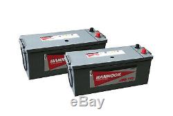 2x 627 12V Sealed Lorry Battery 145Ah 800A Heavy Duty For Tractor, Boats, Truck