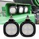 2x Led Flood Light 12v 24v Work Lamps Fit Forestry Machinery Heavy Duty
