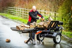 37 Ton Towable Log Splitter with Lifting Table Petrol Or Diesel