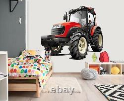 3D Tractor I217 Car Wallpaper Mural Poster Transport Wall Stickers Angelia