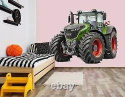 3D Tractor N23 Car Wallpaper Mural Poster Transport Wall Stickers Amy