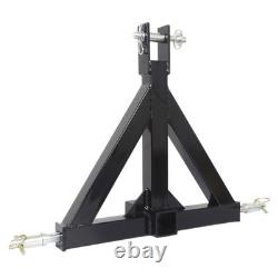 3Point 2 inch Receiver Drawbar Hitch Adapter, Heavy Duty Tractor Drawbar Hitch