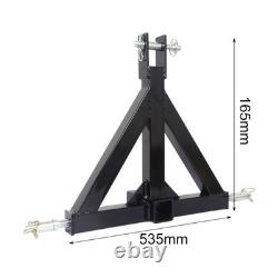 3Point 2 inch Receiver Drawbar Hitch Adapter, Heavy Duty Tractor Drawbar Hitch