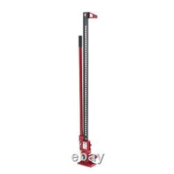 3Ton Farm Jack Heavy Duty 60 Inch High Lifting Ratchet Farmers Jack Tool Tractor