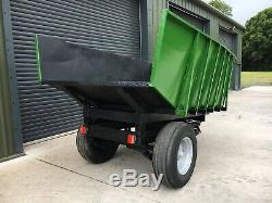 3-4 Ton Dump Trailer, Digger/Excavator, Heavy Duty, Tractor Tipping Trailer