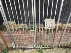 3 Galvanised Panels 5ft High Just Under 4ft Wide Heavy Duty