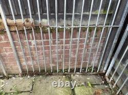 3 Galvanised Panels 5ft High Just Under 4ft Wide Heavy Duty