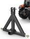 3 Point 2 Trailer Hitch Receiver Heavy Duty 3pt Tractor Mover Drawbar Hitch Cat