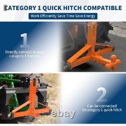 3 Point Hitch Trailer Receiver with 3 Tow Balls 2in Class 1 Tractor Heavy Duty