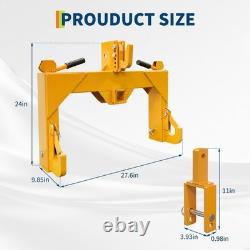 3 Point Quick Hitch Adapter Attachment 3000lb For Category 1 Tractor Heavy Duty