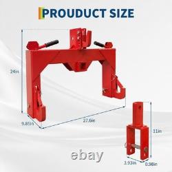 3 Point Quick Hitch Adapter Attachment 3000lbs For Category 1 Tractor Heavy Duty