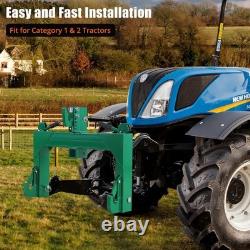 3 Point Quick Hitch Heavy-Duty 3000LB FOR Category 1 2 Tractor 2 Receiver Hitch