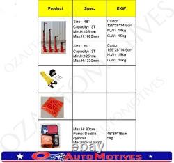 3piece Heavy-duty Ratcheting Off Road Utility Farm Jack For Tractor, Suv, Truck
