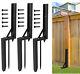3x Fence Post Repair Kit Heavy Duty Fixer Anchor Ground Spike, Fence Post Support