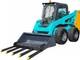 48 Heavy Duty Clamp-on Debris Forks&tooth Bar For Tractor Bucket 6-tine 2500lbs
