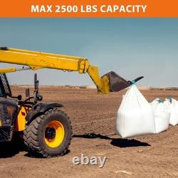 48in Clamp-On Debris Forks, 1130kg Heavy Duty 5 Tine Tractor Bucket Attachment
